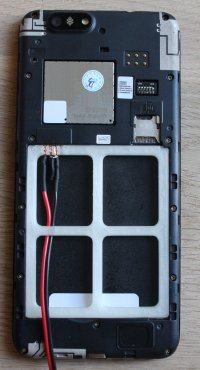 Battery adapter in phone